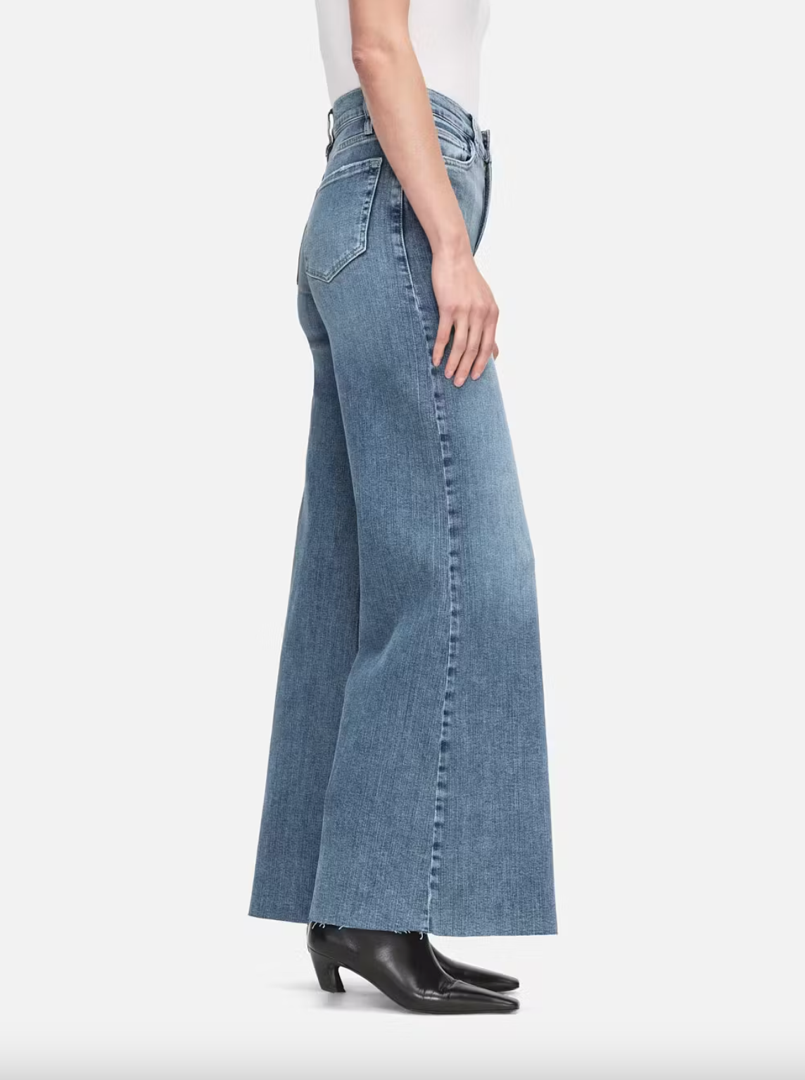 Le Palazzo Crop - Daphne Blue by Frame — alternate view
