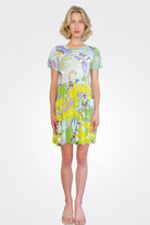 Babydoll Shirt Dress - Kiwi by David Cline | 25 South Boutiques