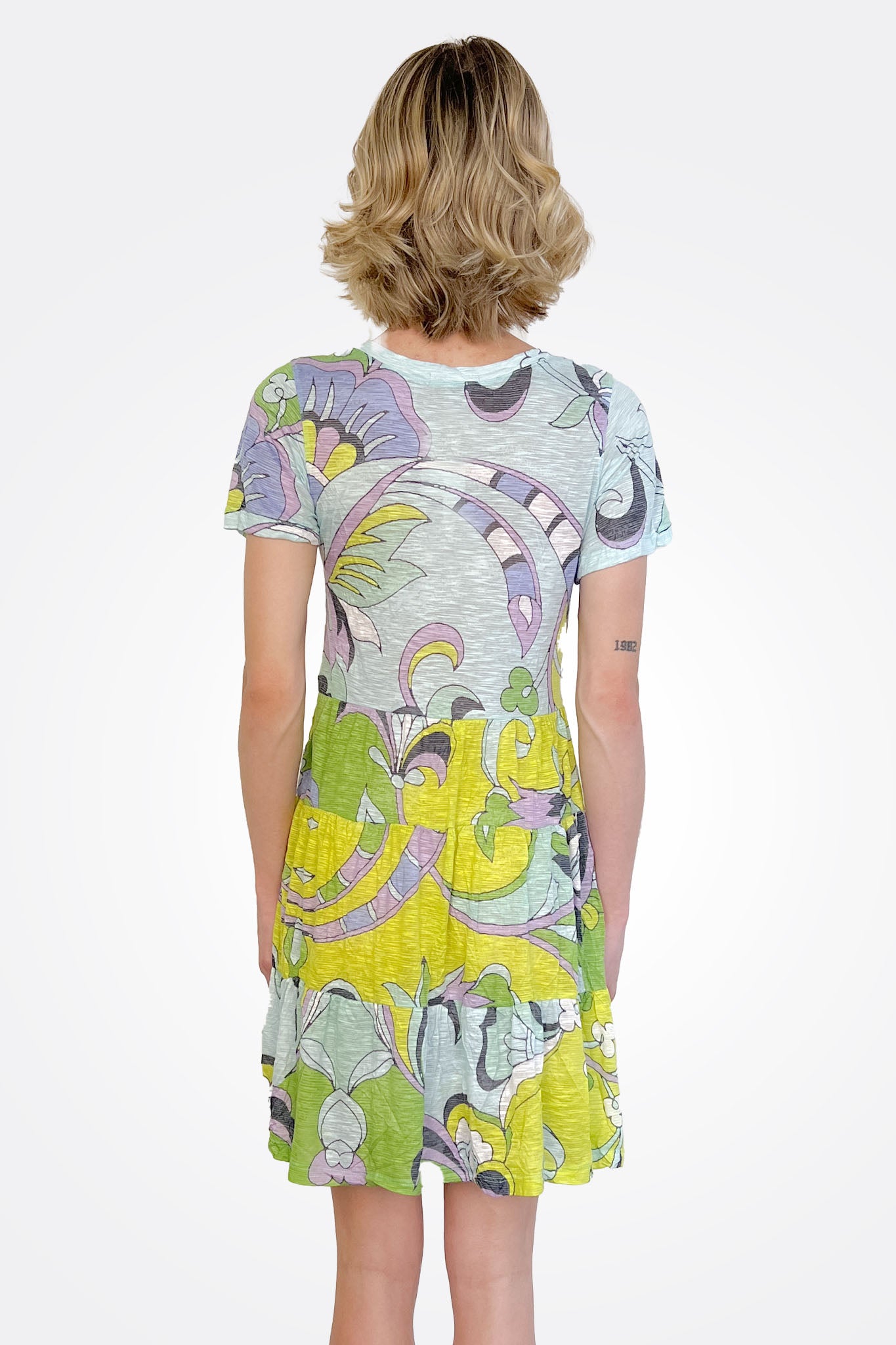 Babydoll Shirt Dress - Kiwi by David Cline — view 3