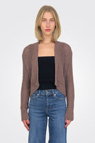 Maura Cropped Cardi - Dark Dusk by Wooden Ships | 25 South Boutiques