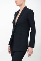 Valbella Tech Stretch Blazer - Black by Elaine Kim — alternate view