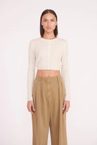 Deanna Sweater Cardigan - Creme by STAUD | 25 South Boutiques