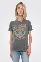 Def Leppard Destroyed Sunglasses Tee - Grey by Dirty Cotton Scoundrels | 25 South Boutiques