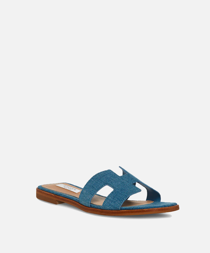 Haydn Fabric Slide - Denim by Steve Madden — alternate view