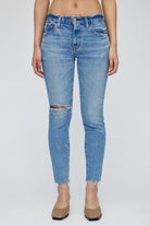 Depew Skinny Jean - Light Blue by Moussy | 25 South Boutiques