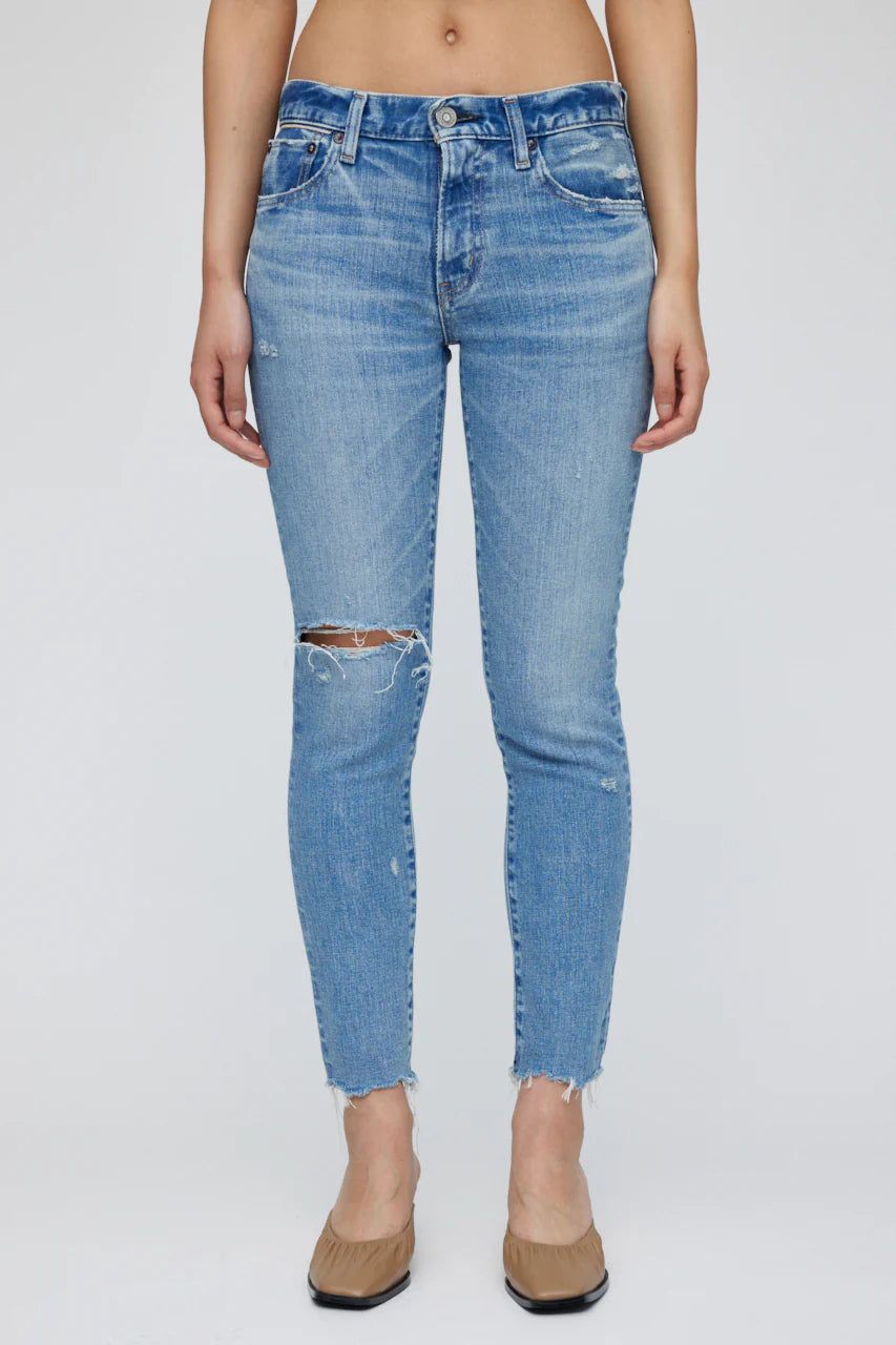 Depew Skinny Jean - Light Blue by Moussy | 25 South Boutiques