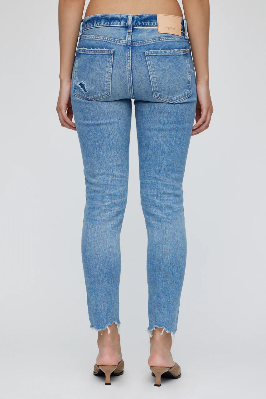 Depew Skinny Jean - Light Blue by Moussy — alternate view