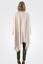 Stitch Detailed Poncho - Desert by Private 0204 — view 4