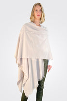 Stitch Detailed Poncho - Desert by Private 0204 | 25 South Boutiques