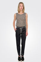 Knit Sleeveless Top - Black by D. Exterior — alternate view