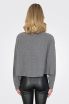 Cropped Pullover - Dark Grey by Rundholz — alternate view