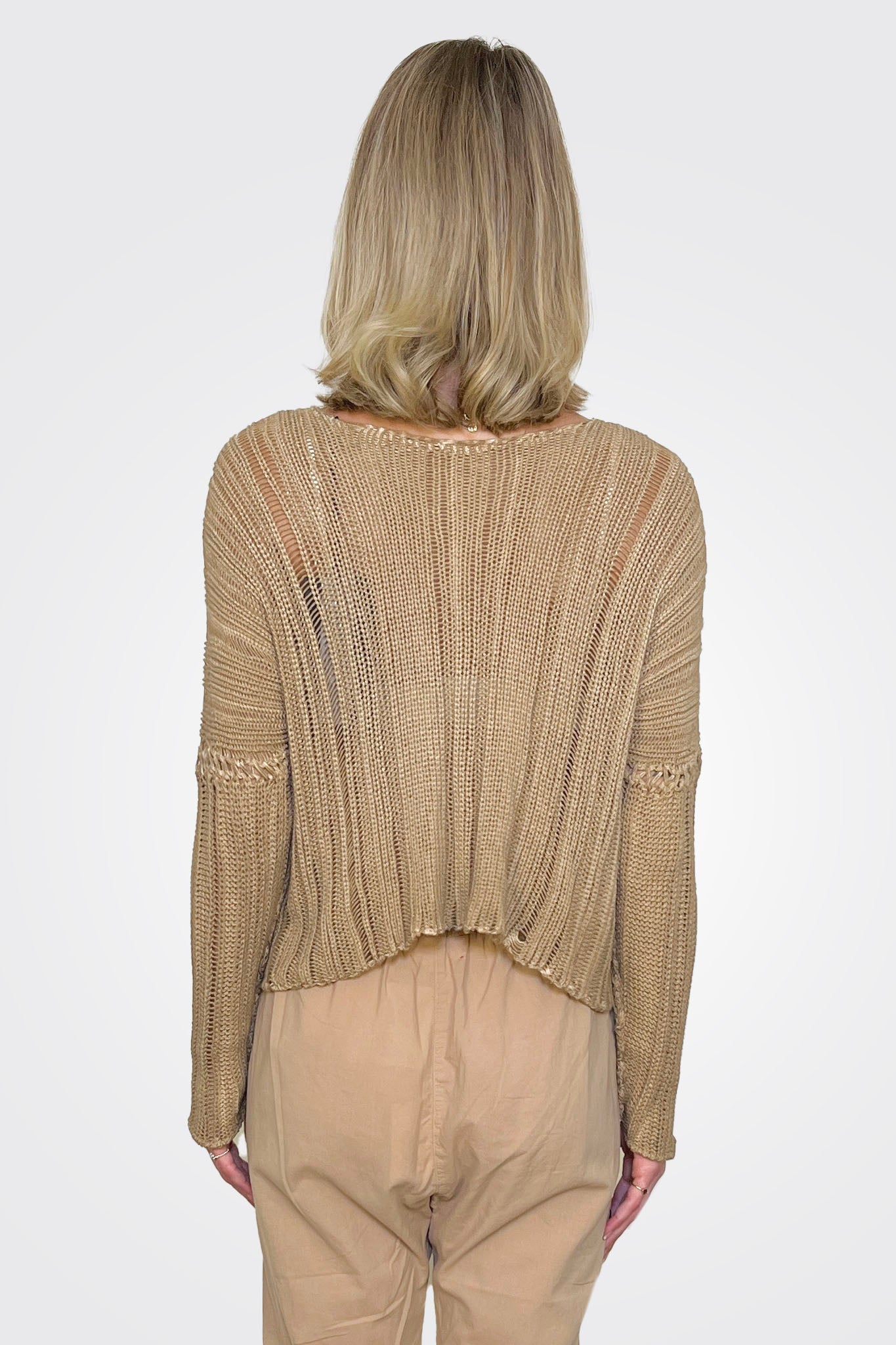 Knit Tunic - Dijon by Studio B3 — alternate view