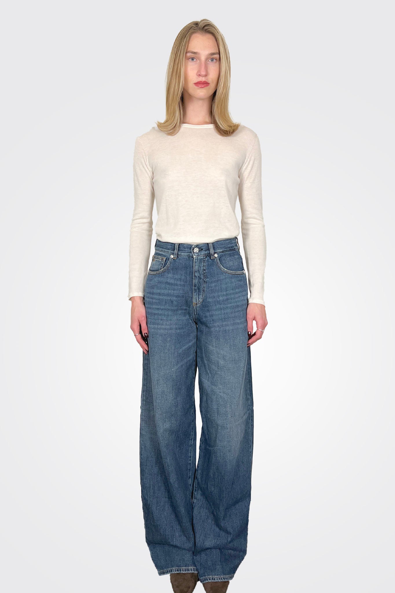 Gea Overcarrot Pant - DL Blue by Nine In The Morning | 25 South Boutiques