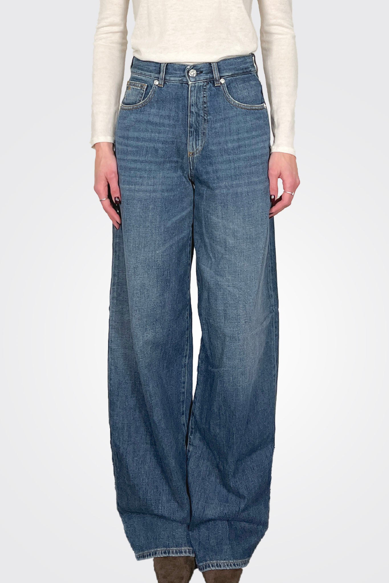 Gea Overcarrot Pant - DL Blue by Nine In The Morning — alternate view