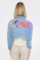 Love Crop Jacket - Denim by The Nu Vintage — alternate view