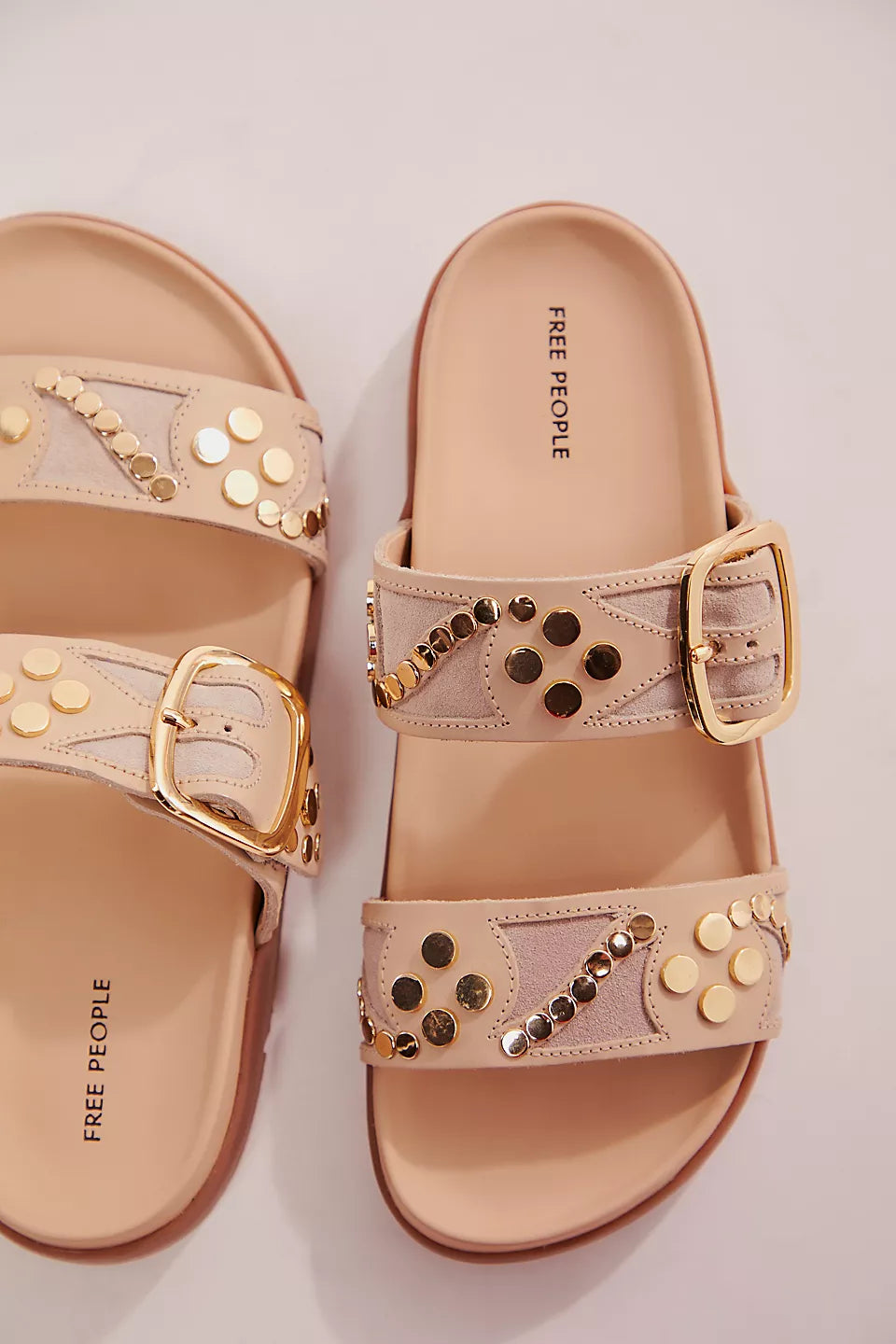 Reverly Studded Sandals - Plaster by Free People — alternate view