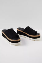Santorini Espradrille Sandals - Black by Free People — view 3
