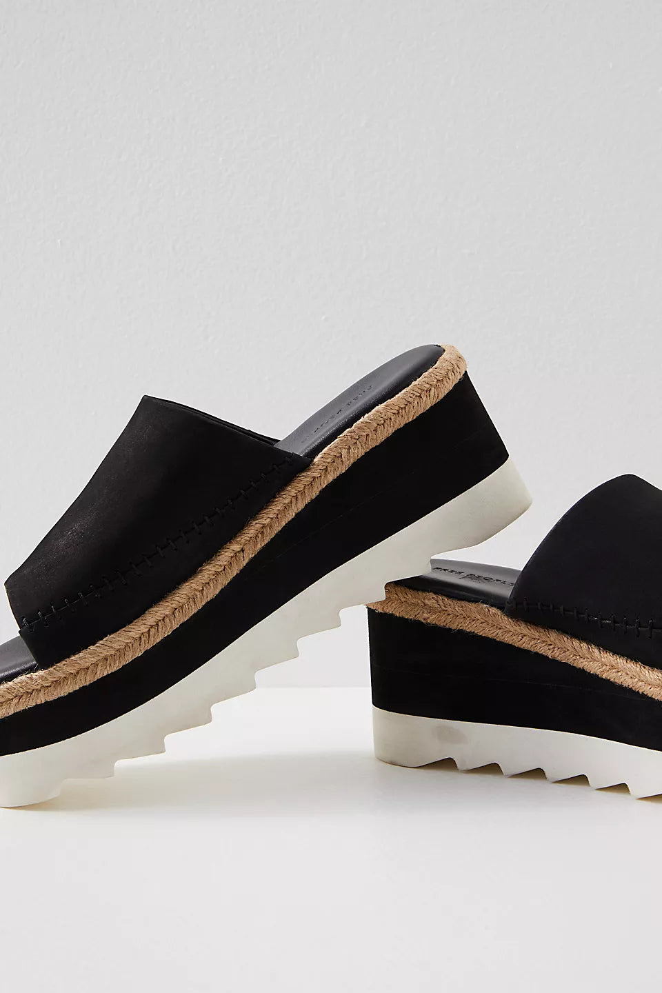 Santorini Espradrille Sandals - Black by Free People — alternate view