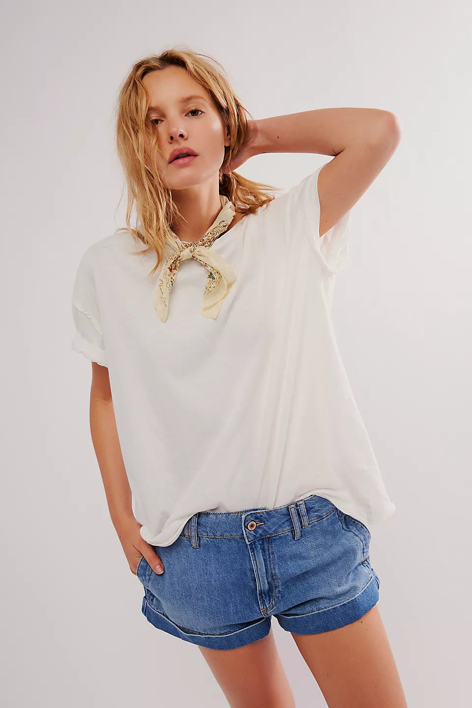 Nina V Tee - Ivory by Free People | 25 South Boutiques