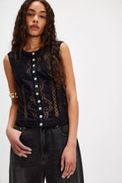 Jae Knit Top - Black by Free People | 25 South Boutiques