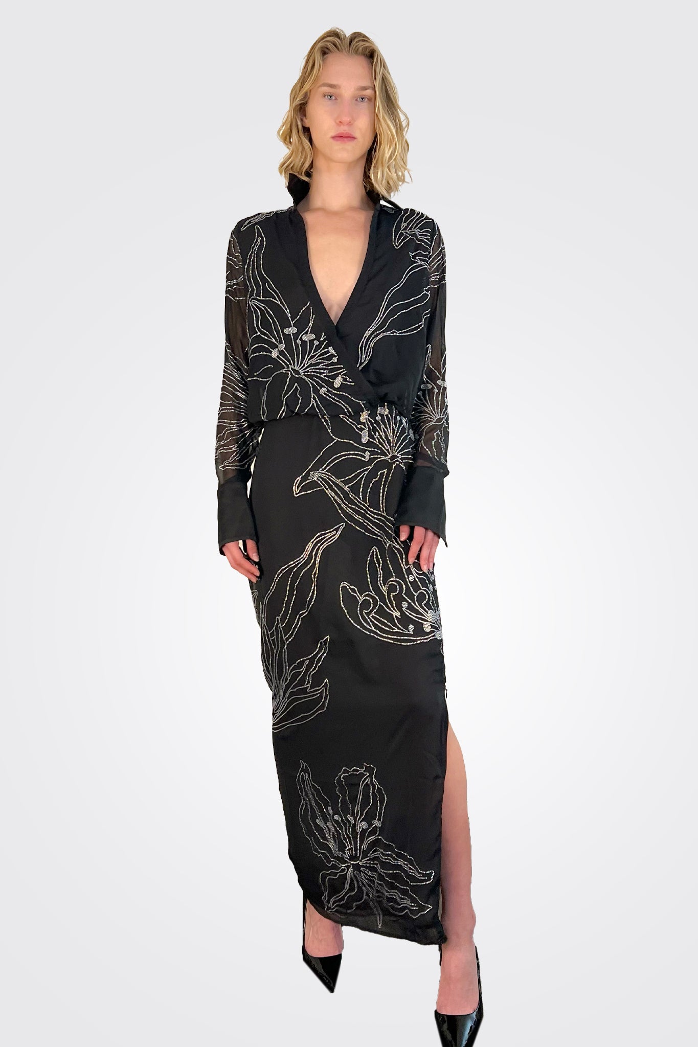 Dream Maxi Dress - Black by Rococo Sand — alternate view