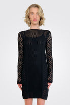 Long Sleeve Dress - Black by Missoni — alternate view