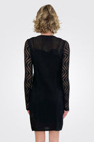 Long Sleeve Dress - Black by Missoni — view 3