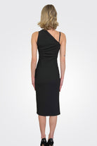 Midi Slit Dress - Black by Moschino — alternate view