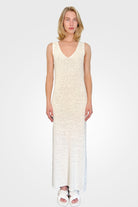 Cotton Linen Silk Dress - Natural by Kristensen | 25 South Boutiques