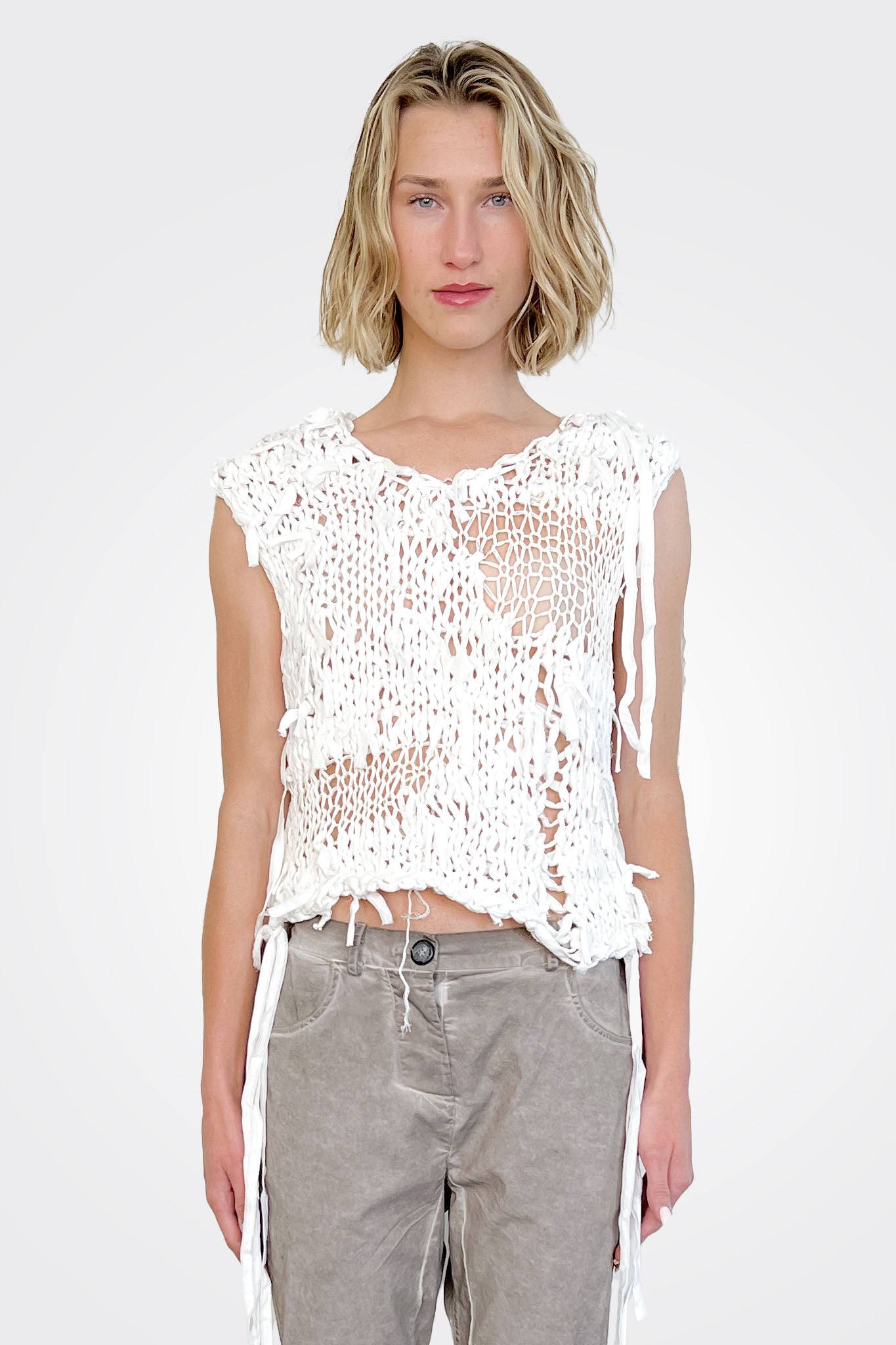 Drim Knitted Top - Off White by Studio B3 | 25 South Boutiques