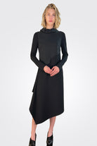 Long Sleeve Dress - Nero Graphite by Malloni | 25 South Boutiques