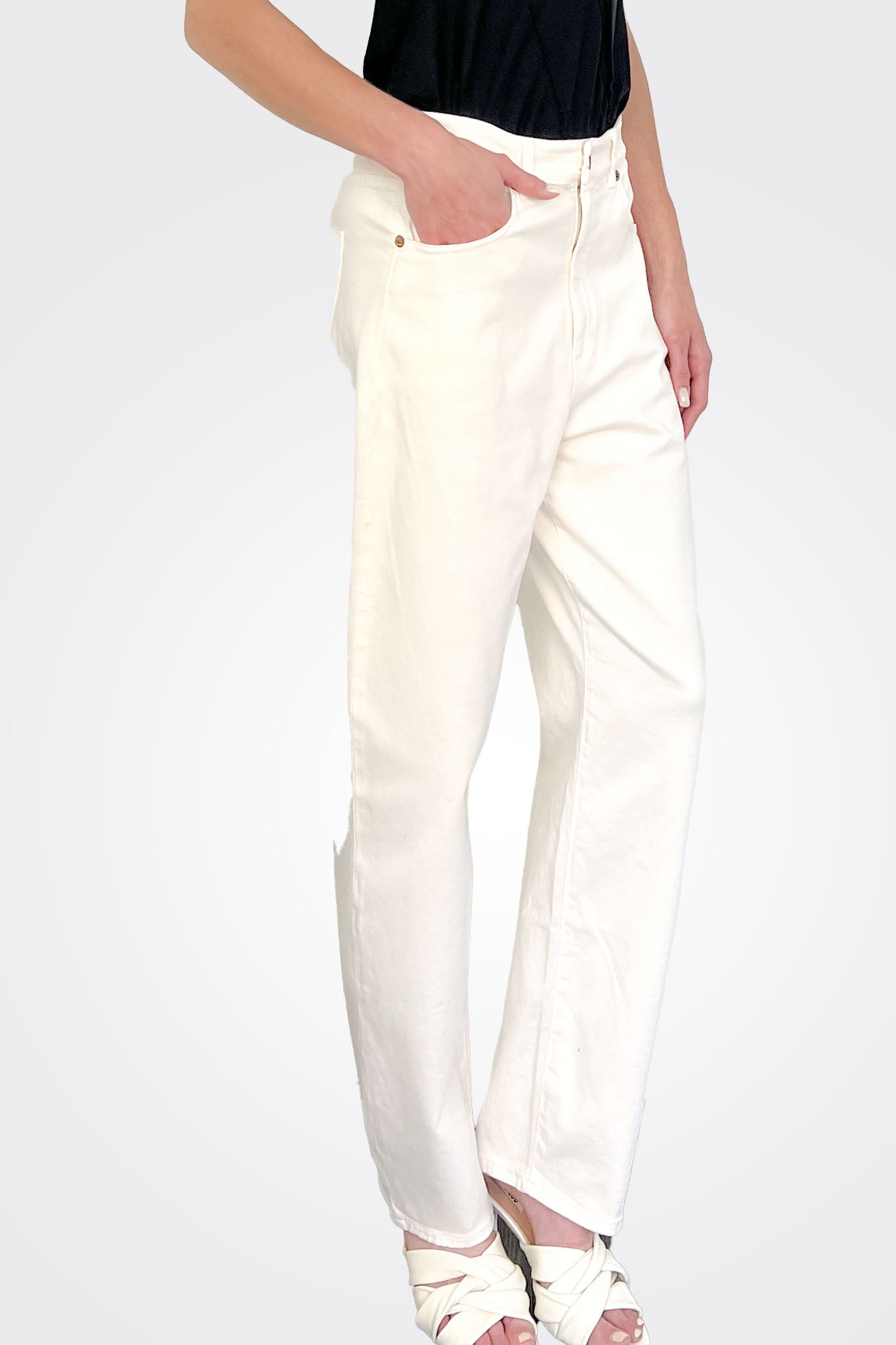 Straight Leg - White Sand by European Culture — alternate view