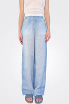 Amoni Wide Trousers - Light Denim by Elemente Clemente — alternate view