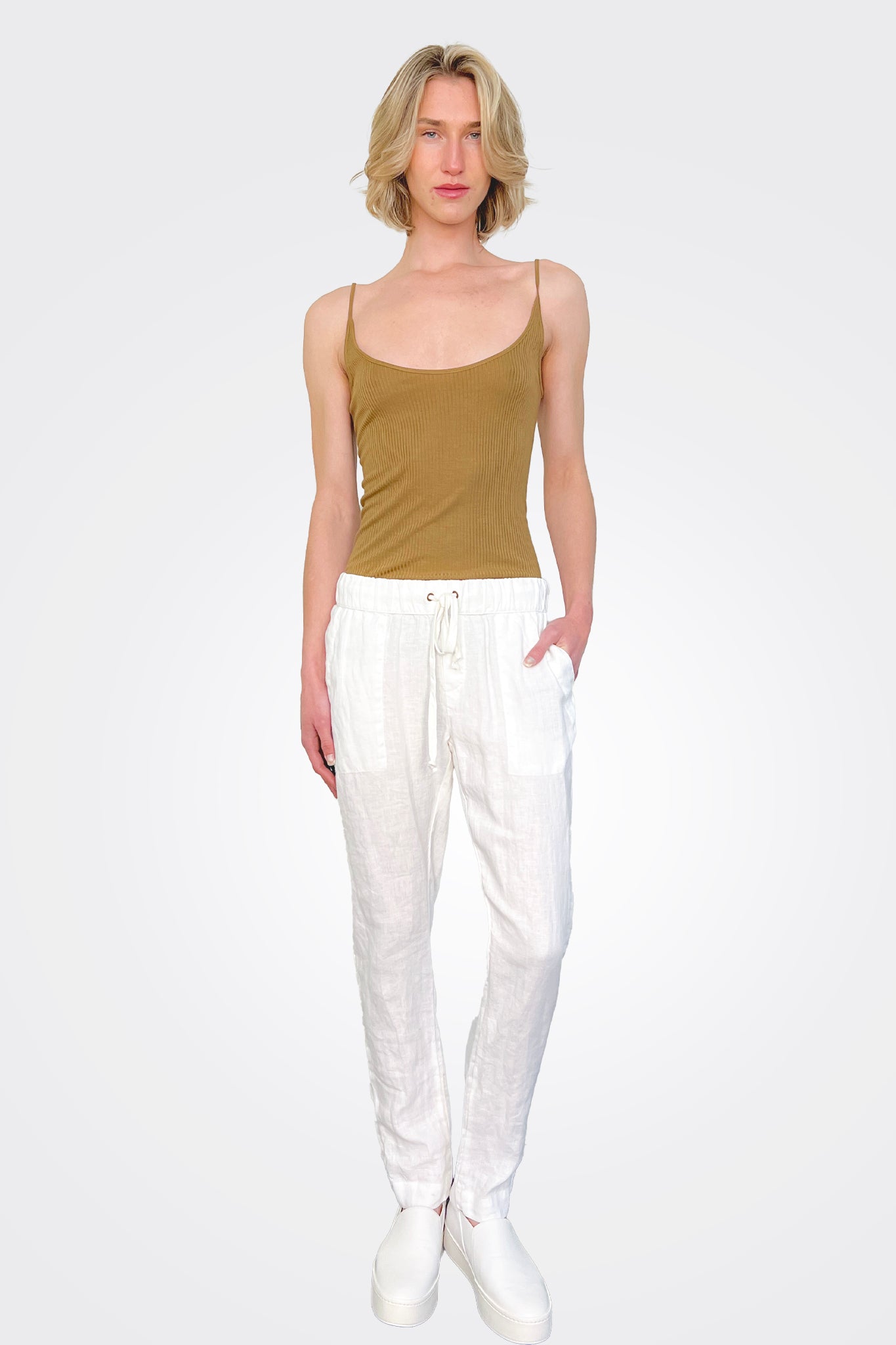 Rib Essential Tank - Fatigue by Enza Costa — alternate view