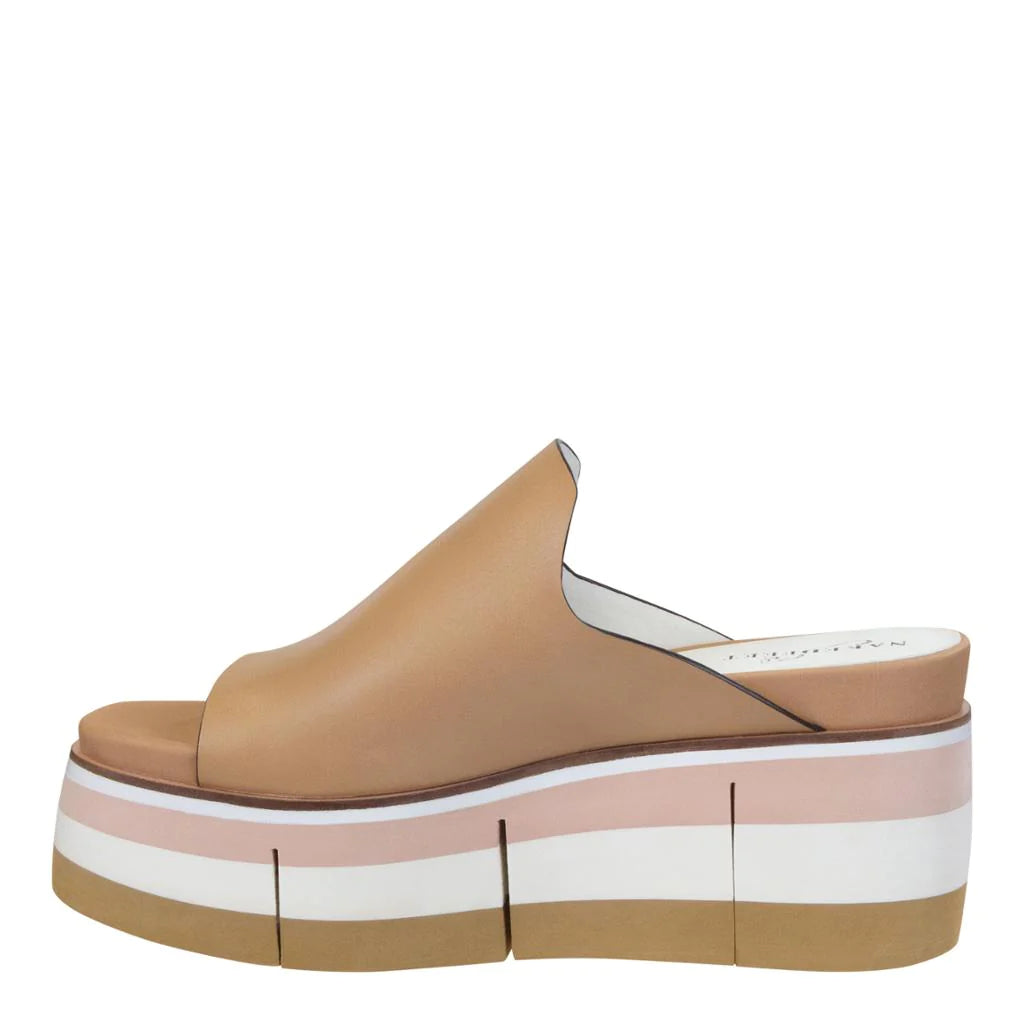 Flow Platform Sandal - Ecru by Naked Feet — alternate view