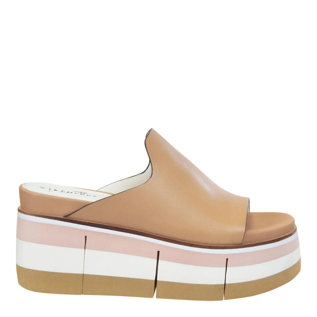 Flow Platform Sandal - Ecru by Naked Feet — view 4