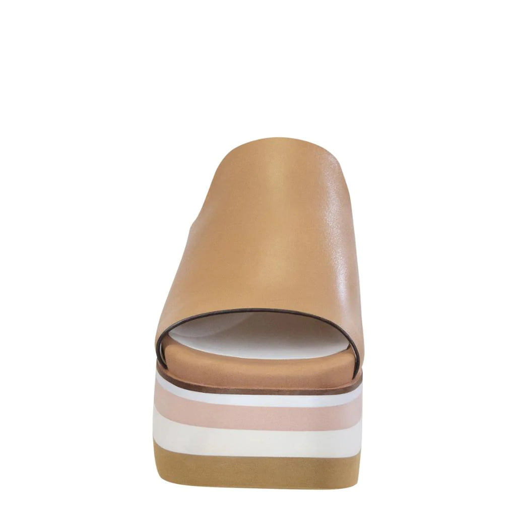 Flow Platform Sandal - Ecru by Naked Feet — view 3