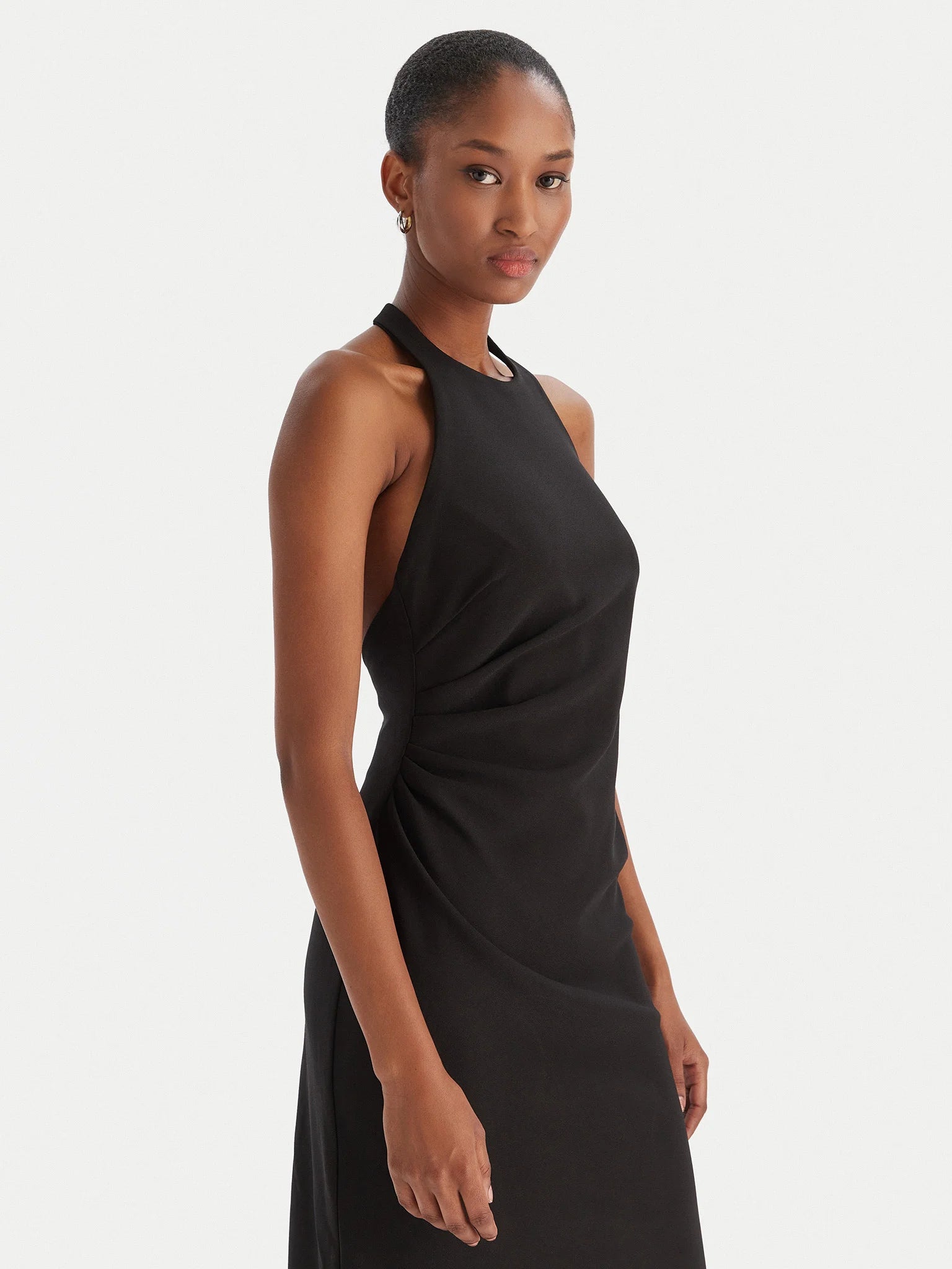 High Neck Evening Dress - Nero by Eleh — view 3
