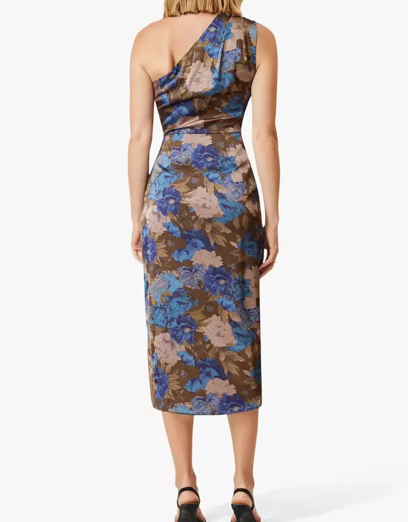 Erin Cocktail Dress - Brown Multi by Elliatt — view 3