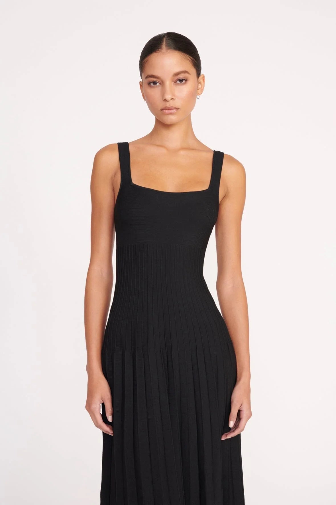 Ellison Dress - Black by STAUD — alternate view