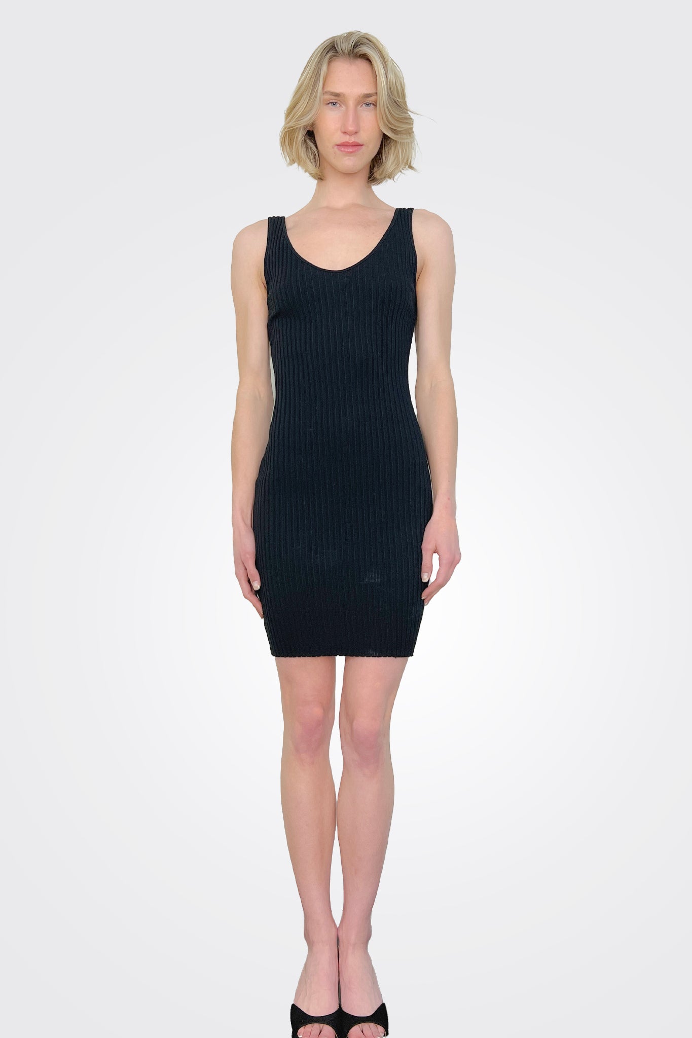 Knit Mini Dress - Black by Enza Costa | 25 South Boutiques