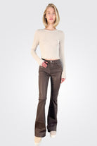 Le High Flare - Espresso Coated by Frame — alternate view
