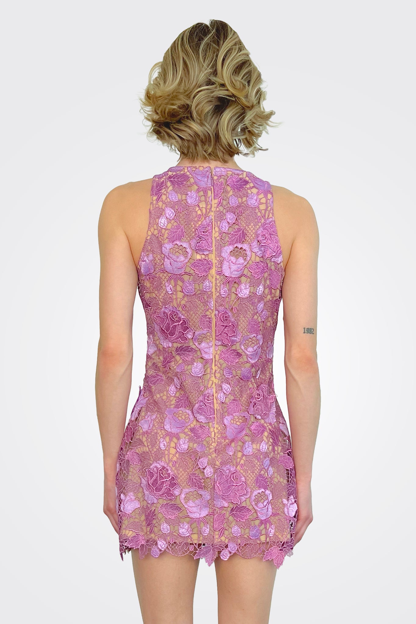 Etta Mini Dress - Lavender Garden by Rococo Sand — view 3