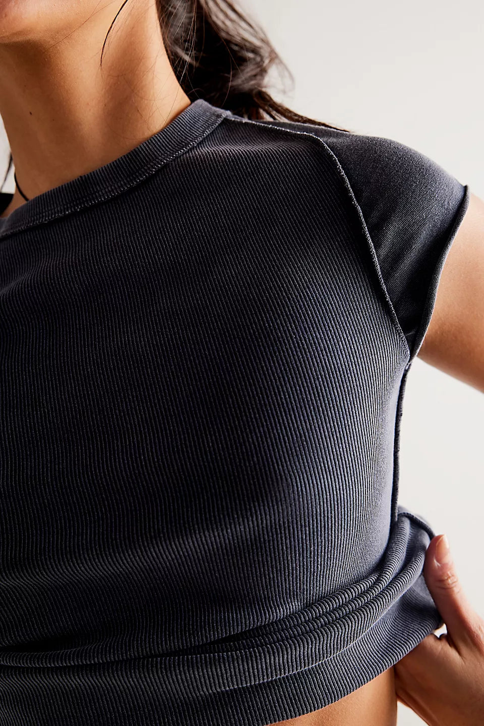 Ever Had Tee - Black by Free People — alternate view