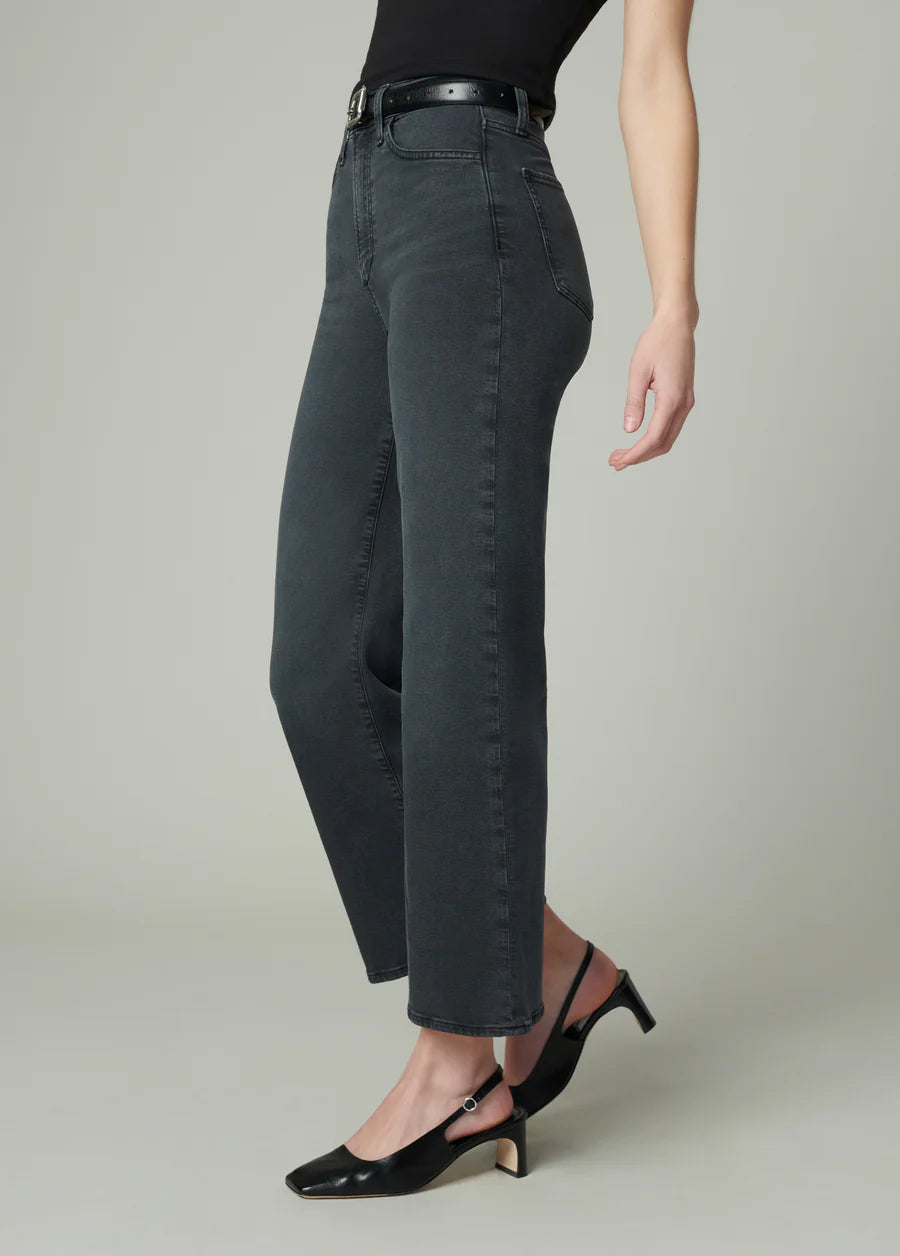 The Mia High Rise Wide Leg Ankle - Black Cat by Joe's Jeans — view 4