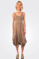 Linen Magic Dress - Fango by Inizio | 25 South Boutiques