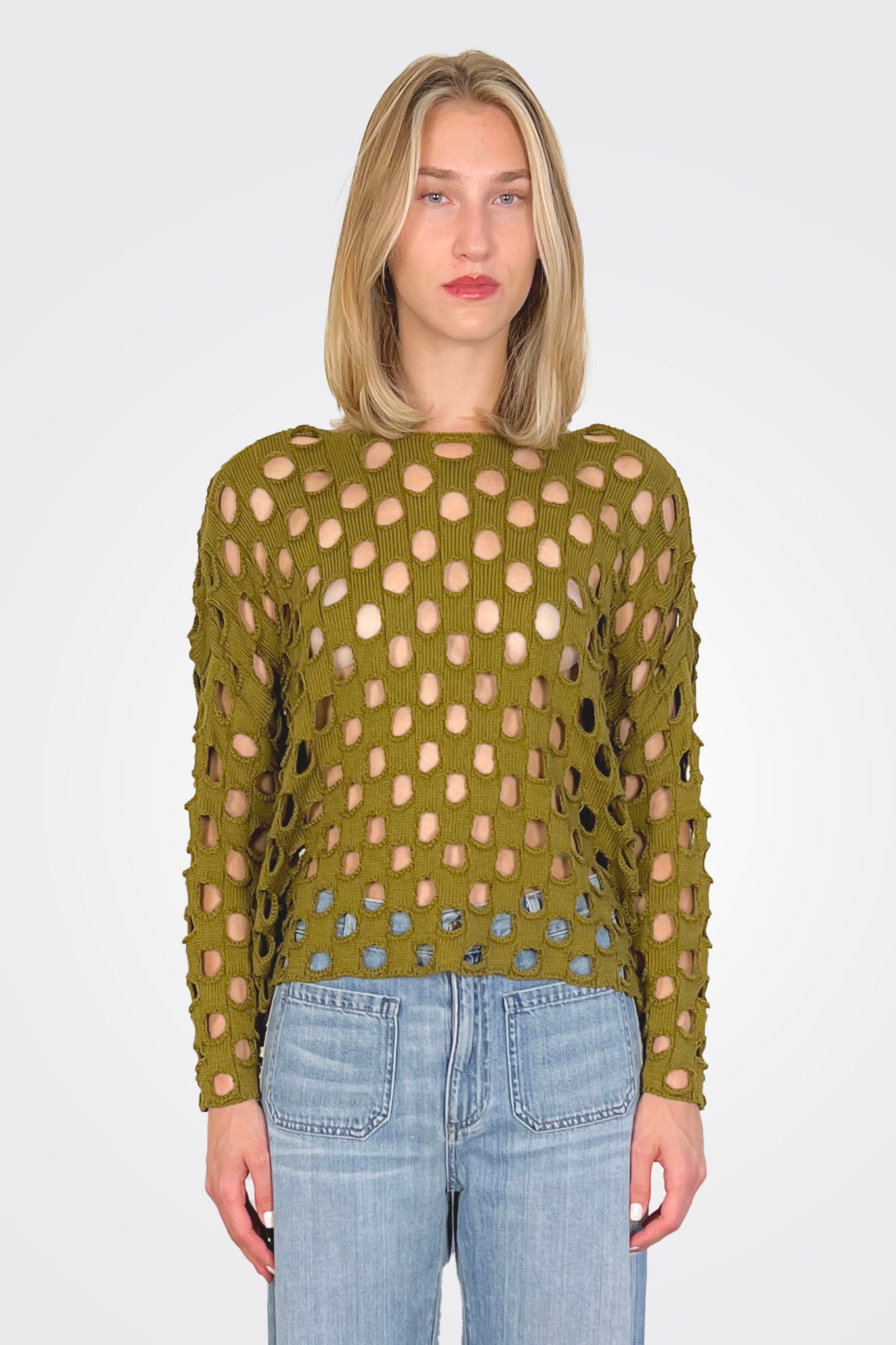 Lula Cutout Pullover - Fir Green by Shannon Passero | 25 South Boutiques