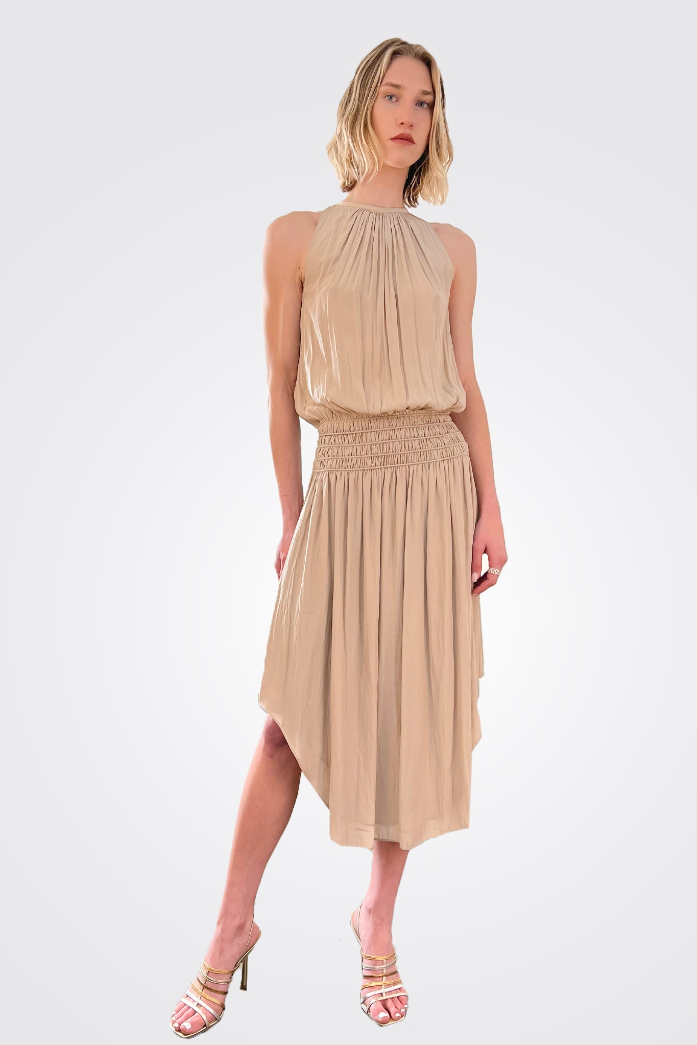 Audrey Midi Dress - Flax by Ramy Brook | 25 South Boutiques