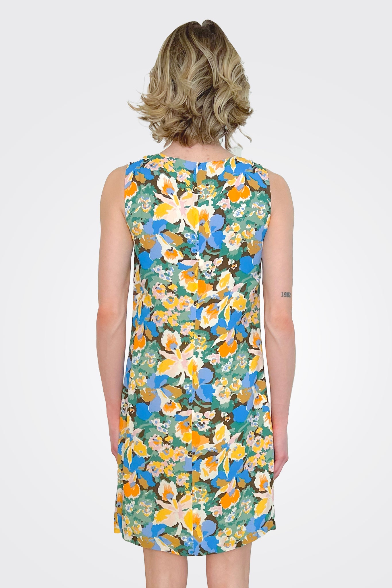 Crepe Shift Dress - Floral by Missoni — view 3