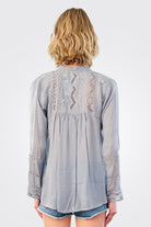 Irini Blouse - Fog by Johnny Was — view 3
